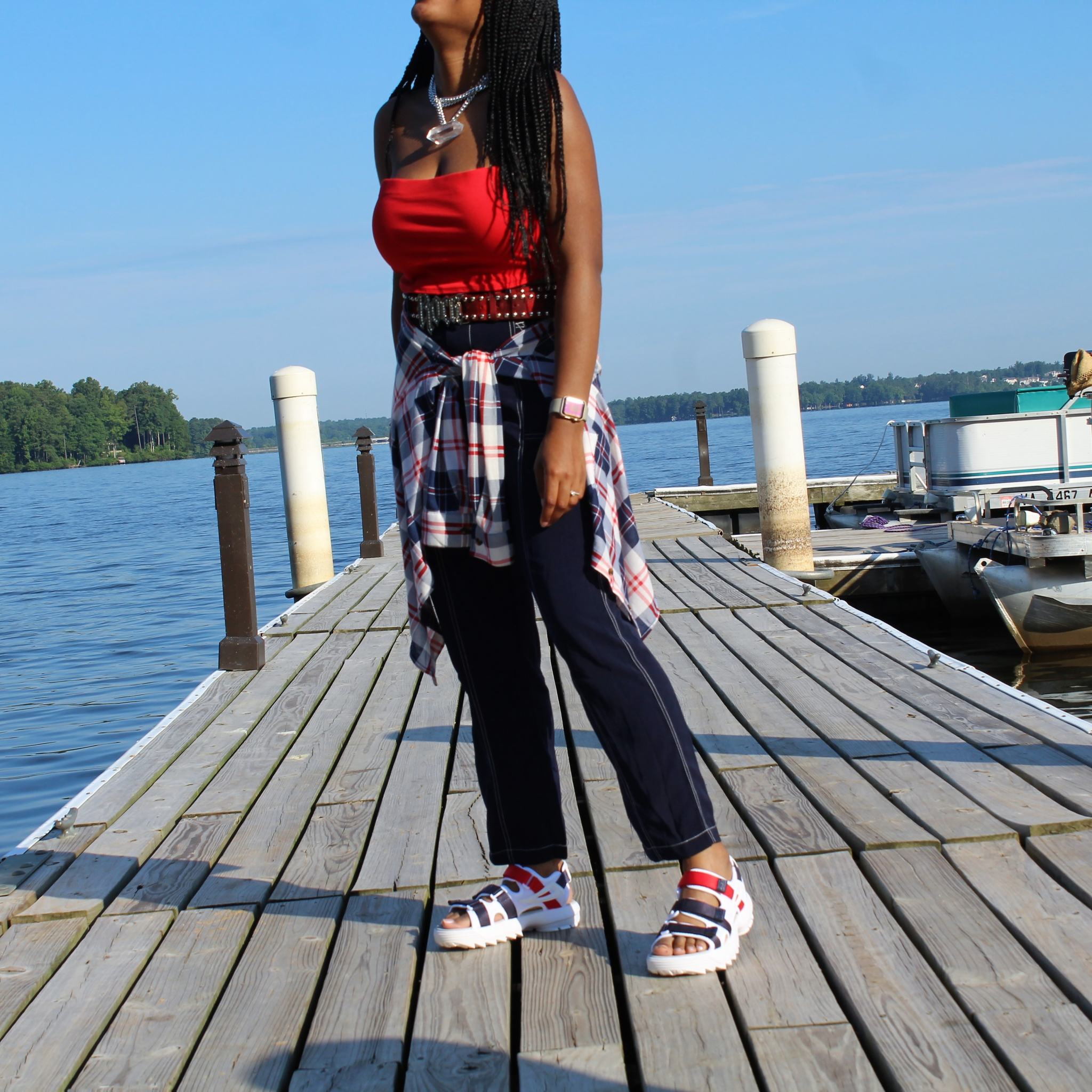 Outfit Inspiration: An Edgy Fourth of July Outfit