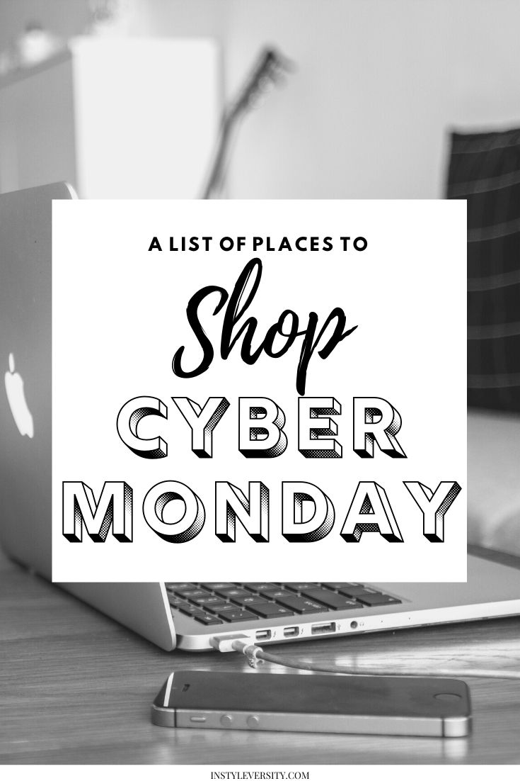 A List Of Places To Shop For Cyber Monday