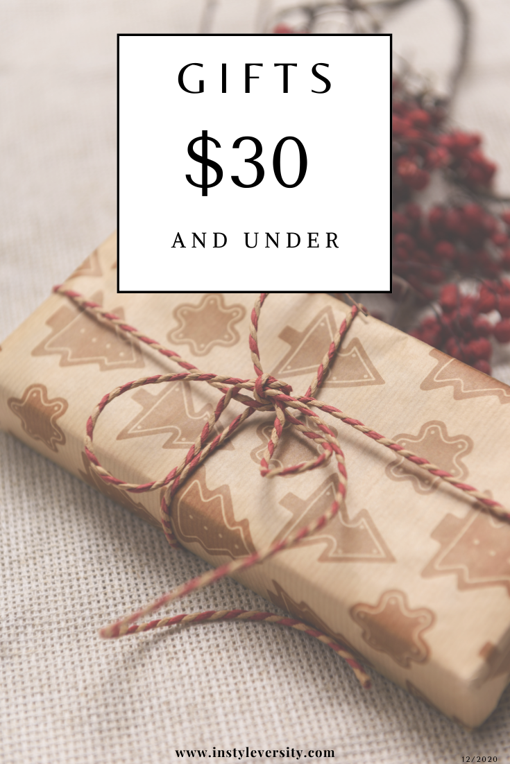 gifts under $30 pinterest pin