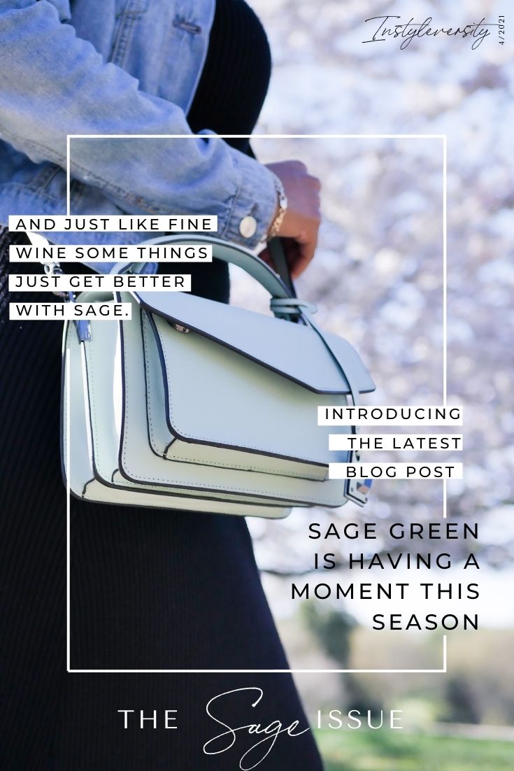 Pin Instyleversity's Sage Green Accessories Blog Post To Pinterest  