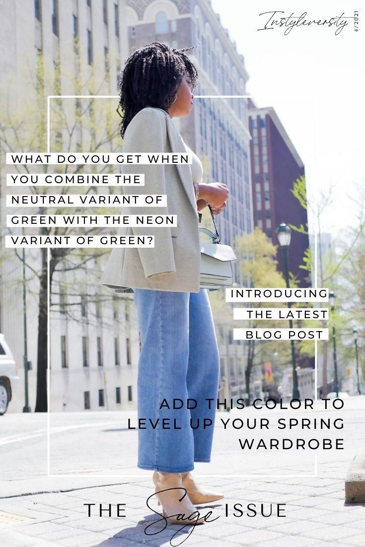 Pin Instyleversity's Sage Green Wardrobe Blog Post To Pinterest 