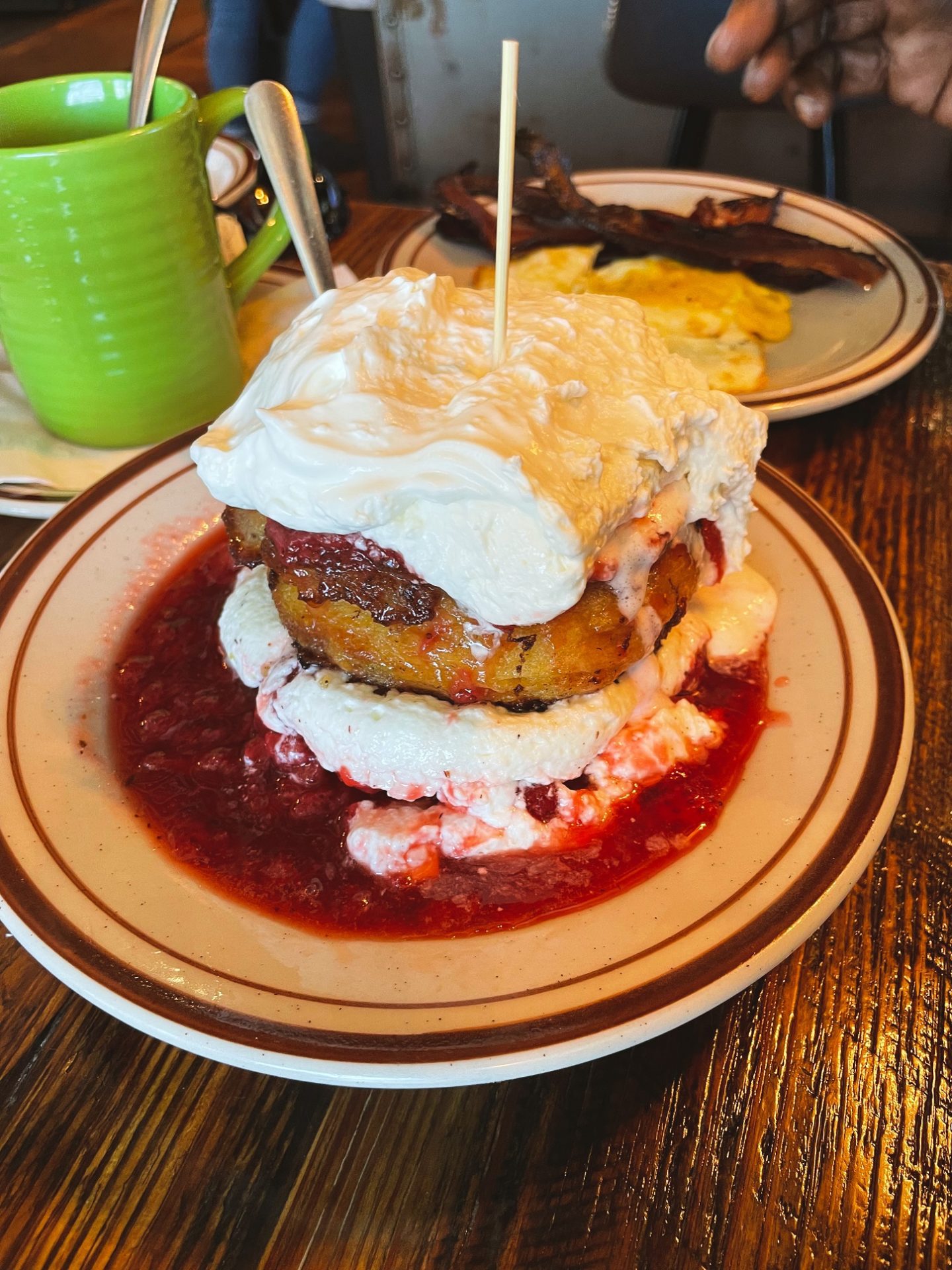 Denver Biscuit Co Strawberry Shortcake Biscuit Menu Item